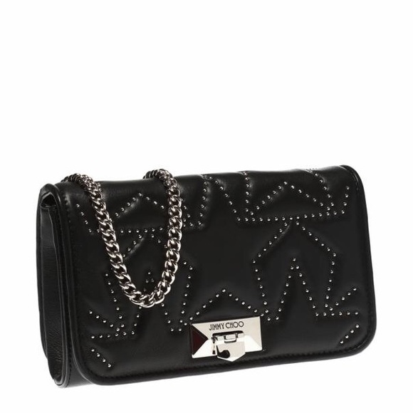 Jimmy Choo Helia Studded Star Shoulder Bag $1395 - Picture 4 of 5